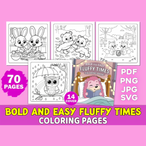 Coloring Book Graphic - 70-Page KDP Interior